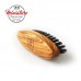 Travel Sized Moustache & Beard Brush (Olive Wood)